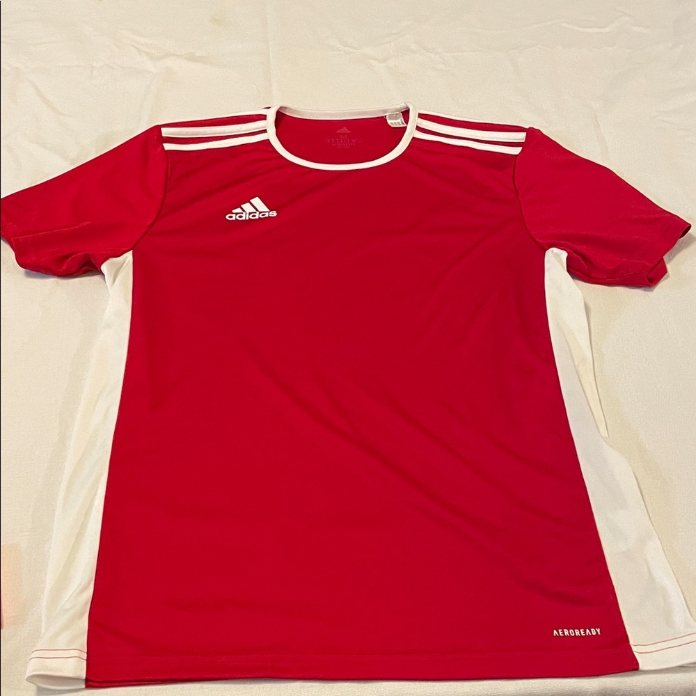 Adidas Kids Red Aeroready Jersey